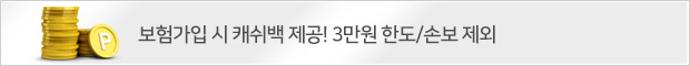 보험가입시 캐쉬백제공